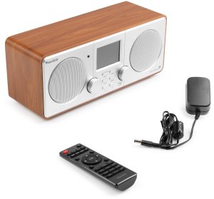 Radio Audizio Radio internetowe Foza WiFi Stereo z DAB+ srebrne one size 13