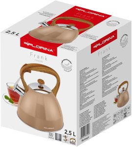 Florina Czajnik nierdzewny Florina Frank 2,5 l, brązowy 6