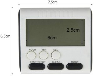 Minutnik kuchenny zegar elektroniczny timer do kuchni na magnes cyfrowy 7