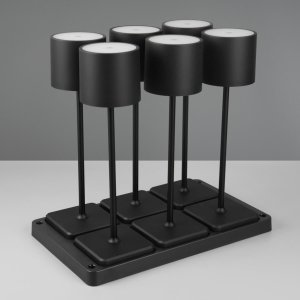 Lampki nocne Fernandez R54096632 LED 6W 2700-600K stacja ładowania czarny 6