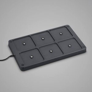 Lampki nocne Fernandez R54096632 LED 6W 2700-600K stacja ładowania czarny 9