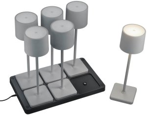 Nocna lampka Fernandez R54096677 LED 6W 2700-600K szara 3