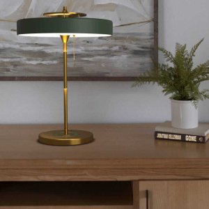 Sypialniana lampka nocna Banquero ABR-BAQUERO Abruzzo owalna zielona 14