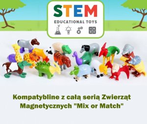 Zestaw Malik Malblo Magnetic Zwierzęta z dżungli MALIK 14