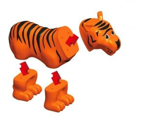 Zestaw Malik Malblo Magnetic Zwierzęta z dżungli MALIK 2