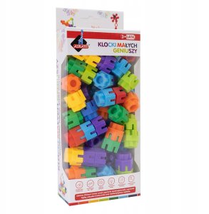 Klocki Małych Geniuszy rubki 65 elementów 2