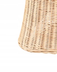 Beliani Fotel ogrodowy z otomaną AIGANI Rattan Naturalny 12