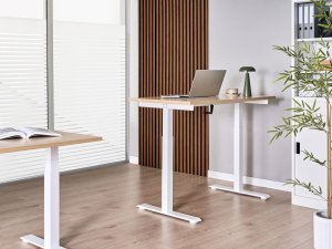 Biurko Beliani Destines Jasnobrązowe 120 cm x 60 cm 6