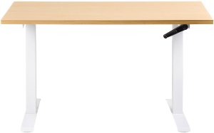 Biurko Beliani Destines Jasnobrązowe 120 cm x 60 cm 7