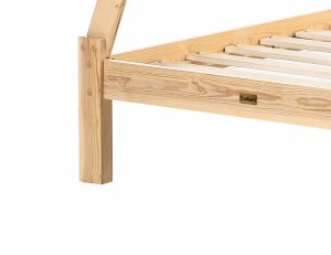 Łóżko dziecięce z szufladami Tipi Drewno sosnowe DEVAY 90 x 200 cm Jasnobrązowy 9