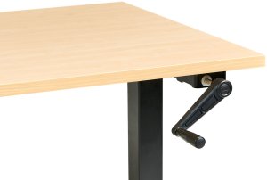 Biurko Beliani Destines Czarno-Beżowe 120 cm x 60 cm 8