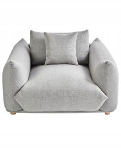 Fotel LUVOS Jasnoszary 4