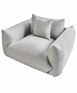 Fotel LUVOS Jasnoszary 6