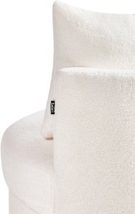 Fotel obrotowy DALBY Boucle Biały 12