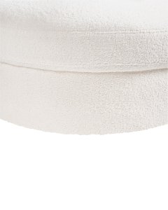 Fotel obrotowy DALBY Boucle Biały 14