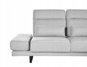 Narożnik dla 4 osób IKAST Jasnoszary Lewostronny 9