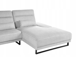 Narożnik dla 4 osób IKAST Jasnoszary Lewostronny 10