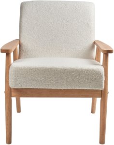 Fotel ESRUM Boucle Złamana biel 4