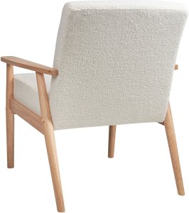 Fotel ESRUM Boucle Złamana biel 5