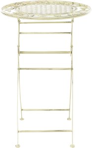 Stolik ogrodowy barowy BIVIO 60 cm 60 cm Metal Jasnozielony 5