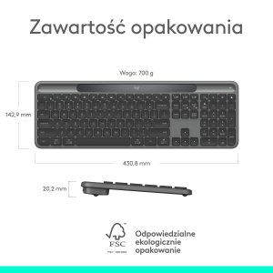Klawiatura Logitech Slim Solar+ (920-013764) 13