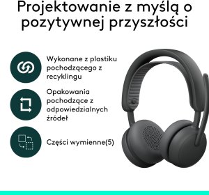Słuchawki Logitech Zone Wireless 2 ES  (981-001503) 10