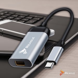Adapter USB Reagle USB-C - miniDisplayPort Szary 8