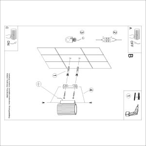 Kinkiet Karbon 10 Beżowy Gu10 Max 10W Ledw Sollux Lighting 9