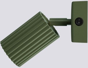 Kinkiet Karbon Zielony Oliwkowy Z Włącznikiem Gu10 Max 10W Ledw Sollux Lighting 4