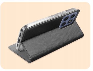 Hello Case ETUI Z KLAPKĄ DO MOTOROLA EDGE 60 / 60 FUSION CZARNE ZAMYKANE MAGNETYCZNE 5