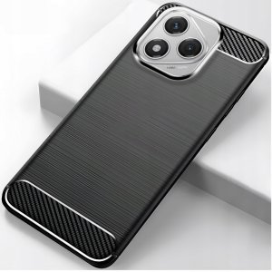 Hello Case Etui do Honor 400 Lite (Czarne, Pancerne, Karbonowe, Ochronne, Plecki) 2