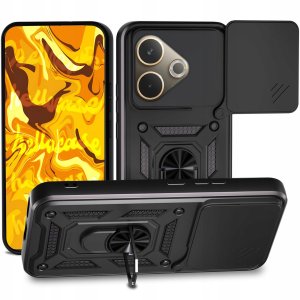 ETUI PANCERNE DO OPPO A5 PRO 5G CZARNE ARMOR HOLDER RING CASE OCHRONNE 2