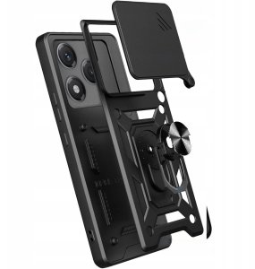 Hello Case ETUI PANCERNE DO HONOR 400 LITE CZARNE ARMOR HOLDER RING CASE OCHRONNE 4