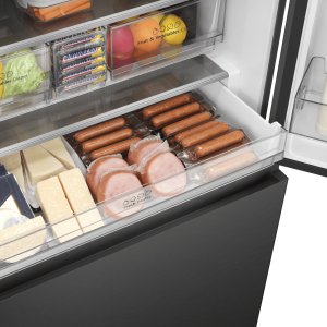 Hisense  NoFrost  612 L  augstums 179 cm  melna - SBS Ledusskapis  RF793N4SAFE (6921727074522) 5
