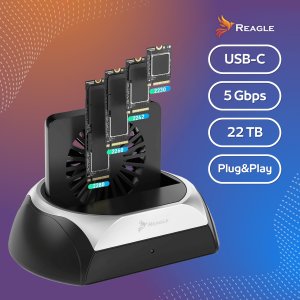 Stacja dokująca dysku SSD HDD SATA 2,5" 3,5" NVMe M.2 USB obudowa adapter 3