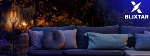 Blixstar BLIXTAR Zestaw 4x Lampa Solarna Pochodnia 33 LED, Ogrodowa Wbijana Latarnia Płomień 2