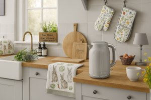 Czajnik elektryczny 1,7 L Vintage szary 3