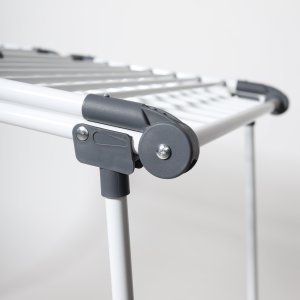 Stojąca suszarka na pranie odzież bieliznę składana balkonowa mocna rozsuwana XXL 8