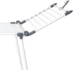 Stojąca suszarka na pranie odzież bieliznę składana balkonowa mocna rozsuwana XXL 9