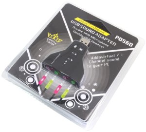 PC85 KARTA DŹWIĘKOWA MUZYCZNA USB 7.1 CH LAPTOPA 2