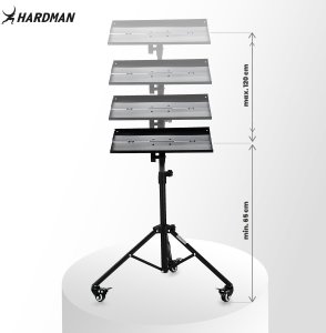 Statyw pod laptop projektor podstawka i kółkami HPS2 Hardman one size 5