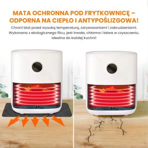 2X Mata Ochronna Extralink Pod Air Fryer Frytkownicę 44X30 Cm Do Domu 3