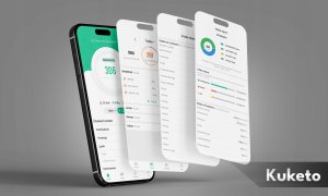 Waga kuchenna Kuketo SMART BLUETOOTH AKUMULATOROWA USB-C czarny 15 kg 3