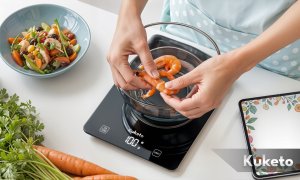 Waga kuchenna Kuketo SMART BLUETOOTH AKUMULATOROWA USB-C czarny 15 kg 9