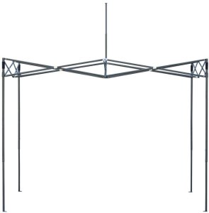 Springos Namiot handlowy 3x3 m pawilon targowy ekspresowy na imprezy, catering szary UNIWERSALNY 23