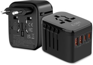 Adapter podróżny Tech-Protect TA200 Travel Adapter EU / UK / US / AU 2xUSB-A, 2xUSB-C Black 2