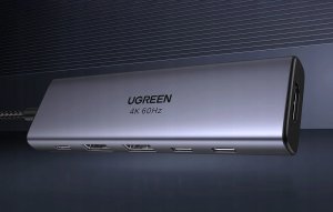 HUB USB Ugreen HUB UGREEN CM511 USB-C / HDMI 4K60Hz, 2xUSB-A 3.2, 2xUSB-C 3.2, USB-C PD 100W 3