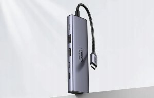 HUB USB Ugreen HUB UGREEN CM511 USB-C / HDMI 4K60Hz, 2xUSB-A 3.2, 2xUSB-C 3.2, USB-C PD 100W 5