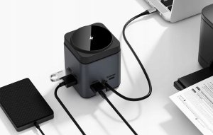 Stacja dokująca 9w1 Blitzwolf BW-TH17 + ładowarka indukcyjna 15W MagSafe 7