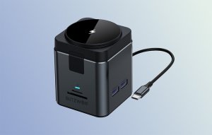 Stacja dokująca 9w1 Blitzwolf BW-TH17 + ładowarka indukcyjna 15W MagSafe 8